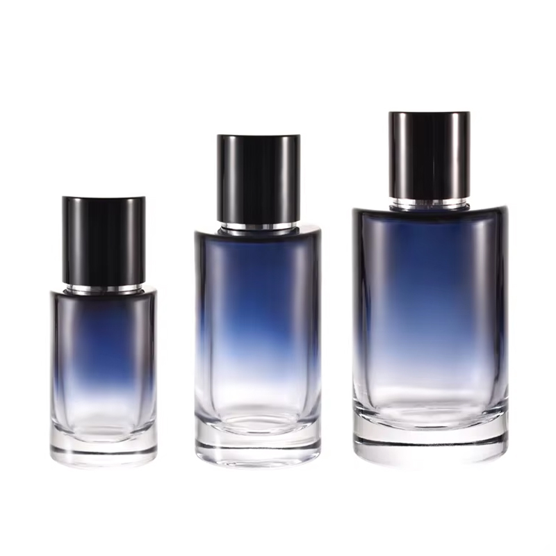 Novo Design 30ml 50ml 100ml frasco de perfume com cor gradual