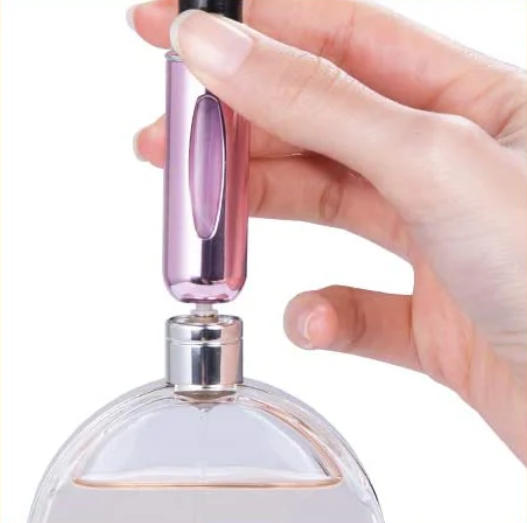 mini frasco de perfume
