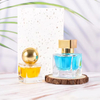  Luxo 100ml 50ml 30ml retângulo vazio frasco de vidro de perfume transparente com tampa