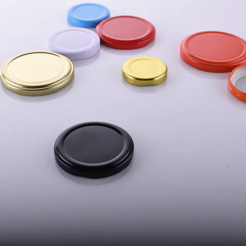 Tampas giratórias de metal em folha de flandres