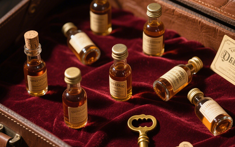 O que são mini garrafas de vidro para bebidas espirituosas?