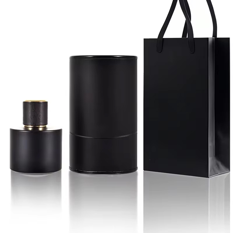  Frasco de perfume personalizado de luxo de 50ml com embalagem em caixa