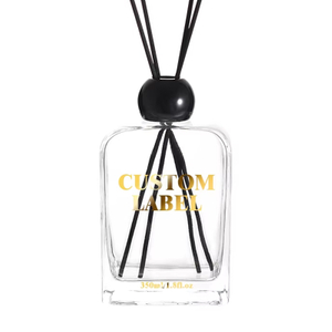 O difusor de vidro luxuoso feito sob encomenda de Reed Diffuser engarrafa a garrafa da fragrância do aroma 350ml