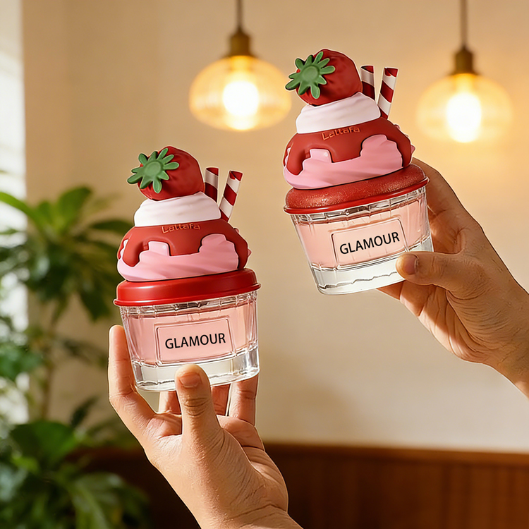 frasco de perfume de vidro 