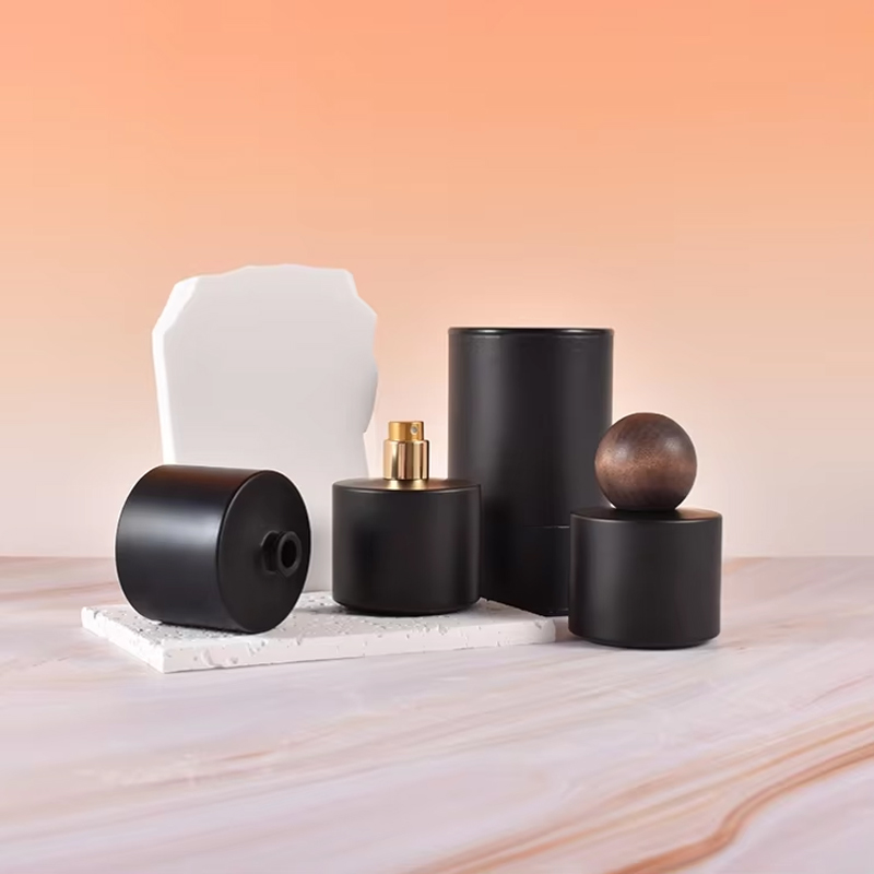  Frasco de perfume personalizado de luxo de 50ml com embalagem em caixa