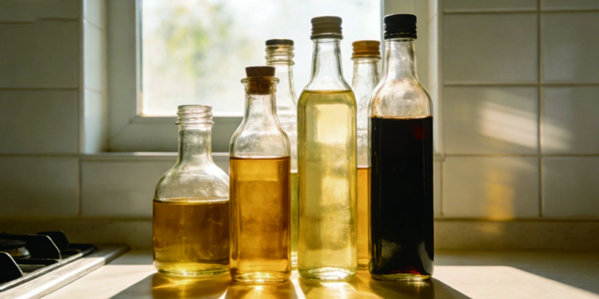 As melhores garrafas para armazenar óleos e vinagres com infusão caseira