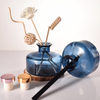 Vidro de garrafa difusor de designer de aroma de sala azul francês 200ml