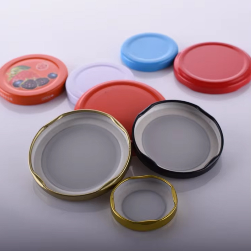 Tampas giratórias de metal em folha de flandres