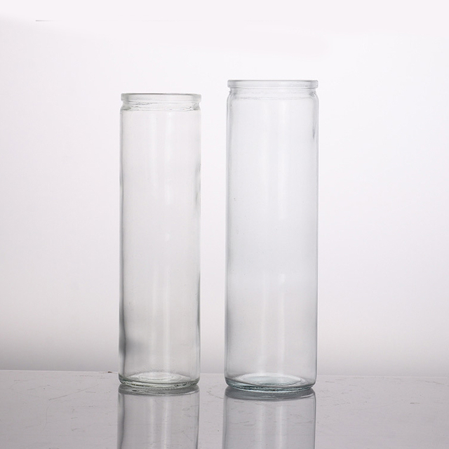 Jarra de vidro para vela de 7 dias para oração no atacado