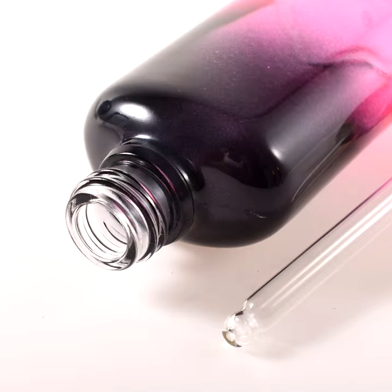 Vidro gradiente ecológico 10ml 20ml 30ml 50ml, frasco conta-gotas de vidro de óleo essencial de soro exclusivo reciclável
