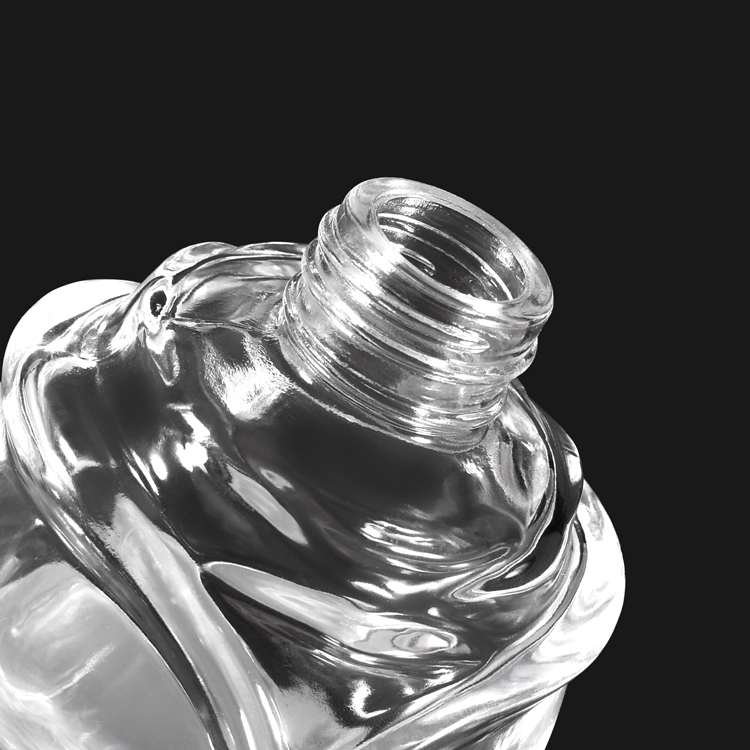 Garrafa difusora de palheta de vidro em formato de rosa de luxo, garrafa decorativa de aromaterapia para fragrância doméstica