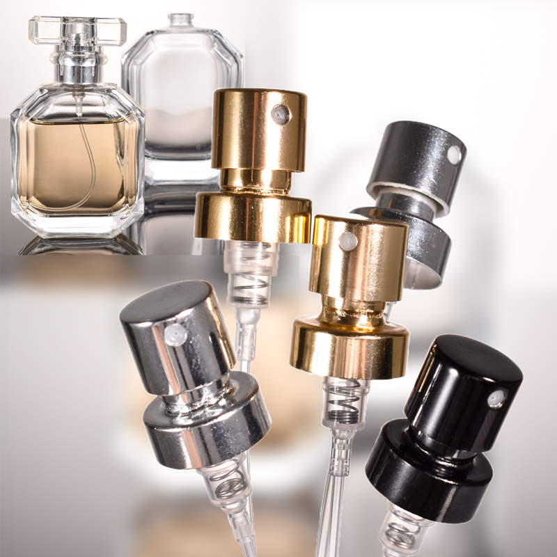 Pulverizador de garrafa de perfume de 13 mm 15 mm Atomizador de perfume em spray de bomba de crimpagem