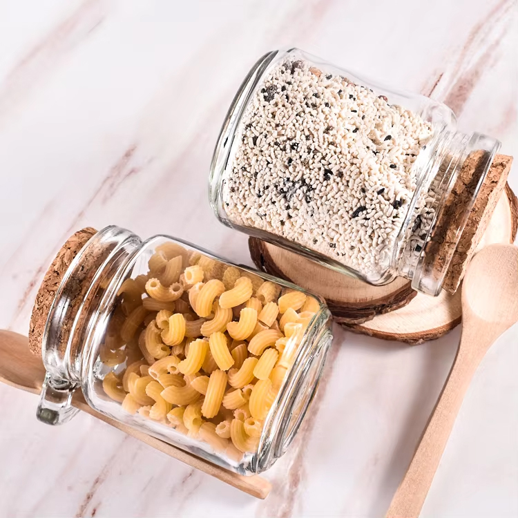 Frasco de especiarias para armazenamento de 150ml com colher de pau