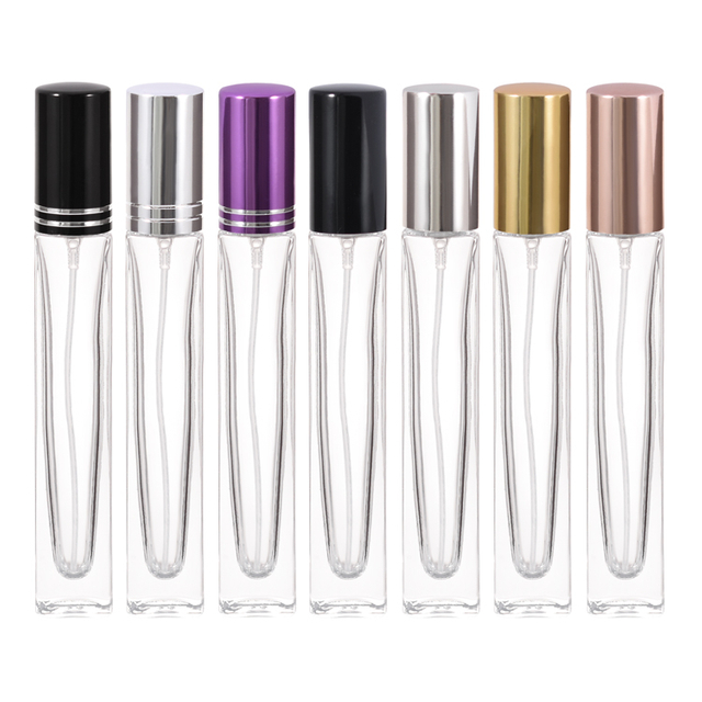 3ml 5ml 6ml 9ml 10ml 15ml 20ml Mini frasco de perfume quadrado para viagem Fabricante Fornecedor de fábrica 