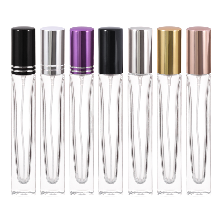 3ml 5ml 6ml 9ml 10ml 15ml 20ml Mini frasco de perfume quadrado para viagem Fabricante Fornecedor de fábrica 