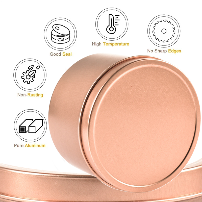 Lata de vela por atacado 250ml Frasco de vela perfumado de metal vazio