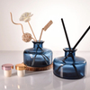 Vidro de garrafa difusor de designer de aroma de sala azul francês 200ml