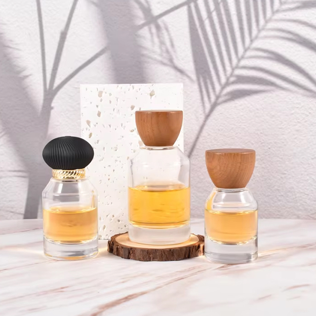 frasco de perfume inclinado do ombro de 30ml 50ml 100ml