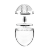 Frasco de perfume de viagem popular em forma de ovo comercial 100ml 