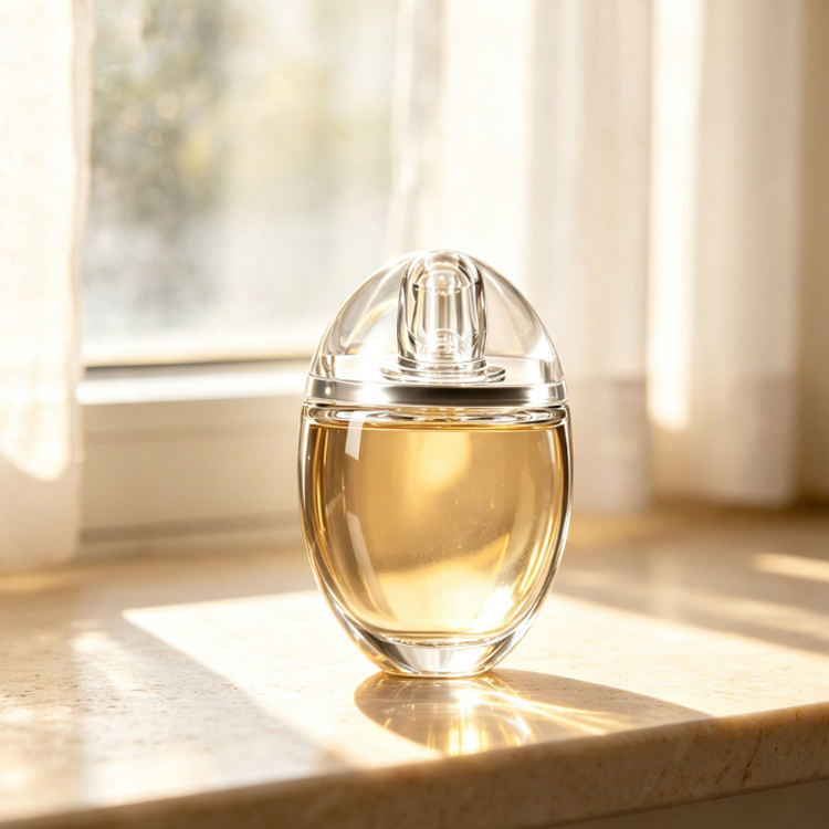 Frasco de perfume de viagem popular em forma de ovo comercial 100ml 