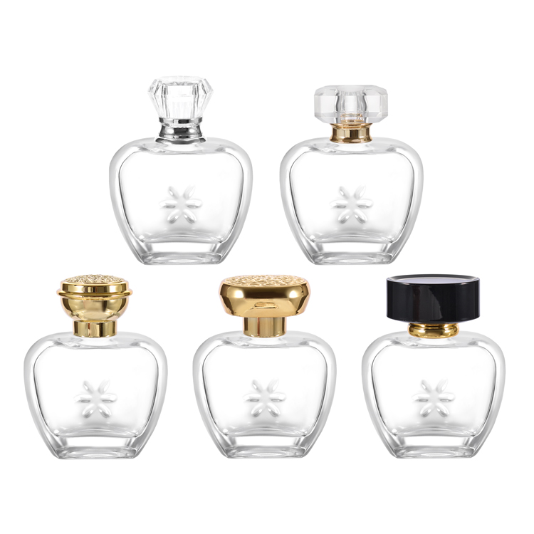 Frasco de perfume de vidro personalizado com tampa de cristal Fabricante de frasco de fragrância por atacado