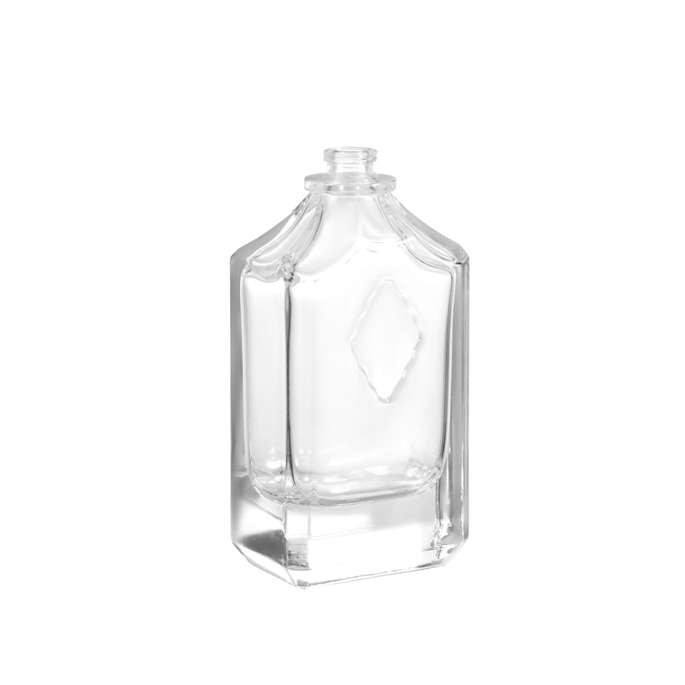 Fabricante de garrafas de perfume de vidro transparente de luxo Garrafas de perfume vazias personalizadas atacado 100ml