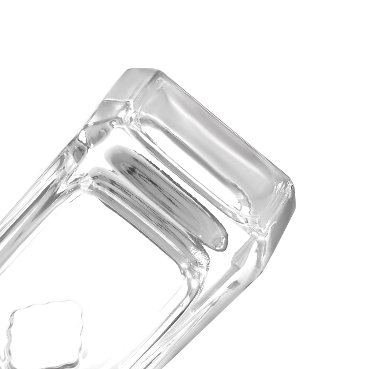 Fabricante de garrafas de perfume de vidro transparente de luxo Garrafas de perfume vazias personalizadas atacado 100ml