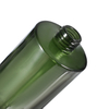 Frasco difusor de palheta de vidro quadrado verde premium com tampa preta Frasco difusor de aromaterapia personalizado para fragrância doméstica
